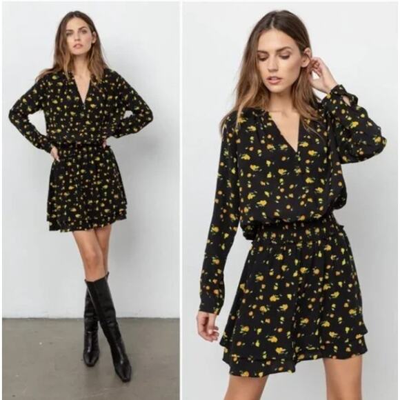 NEW! RAILS 'Jasmine' Roses Dress in YELLOW ROSES (M) - Picture 1 of 5